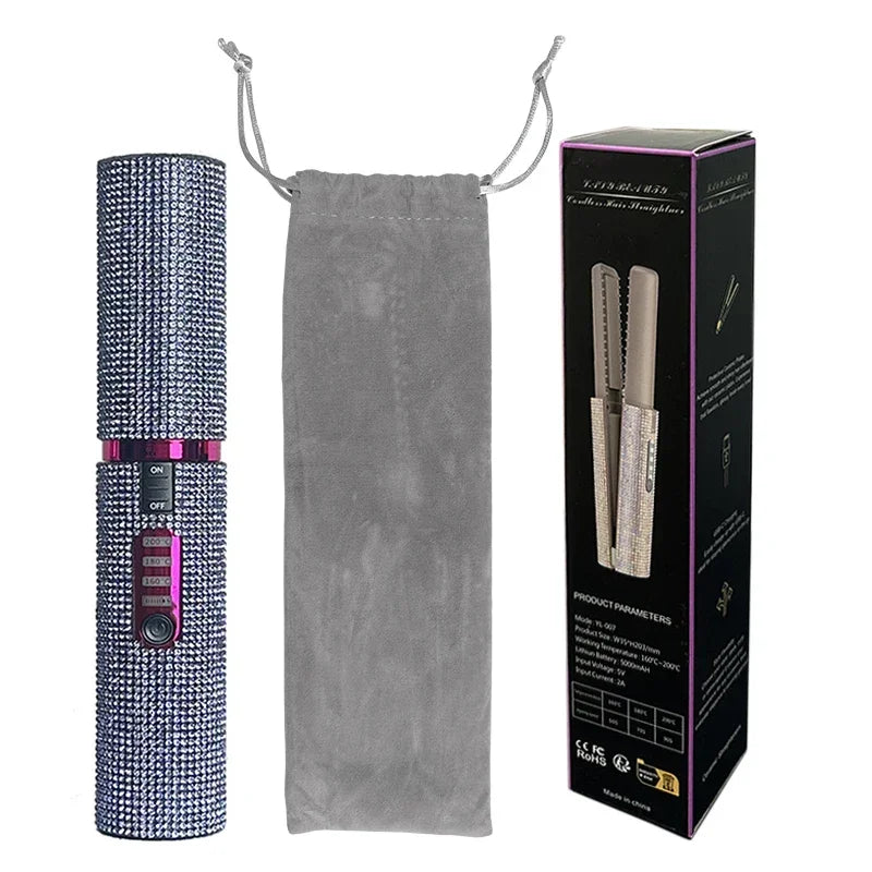 Bedazzled Wireless Hair Straightener