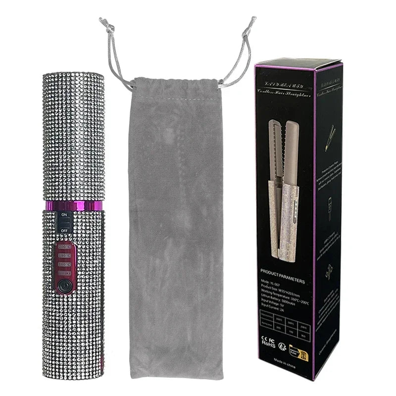 Bedazzled Wireless Hair Straightener