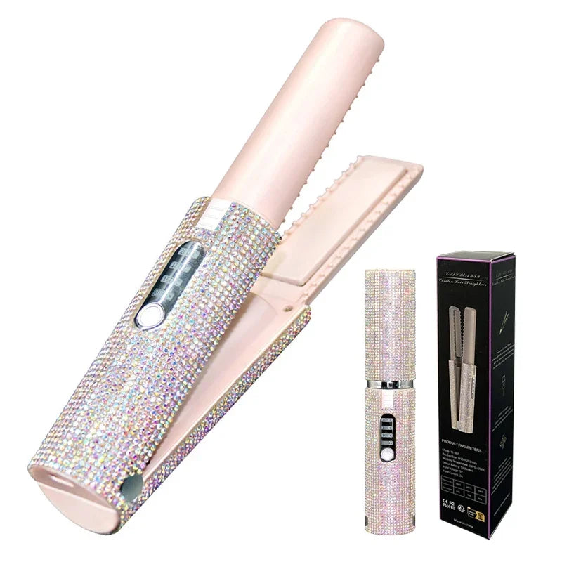 Bedazzled Wireless Hair Straightener