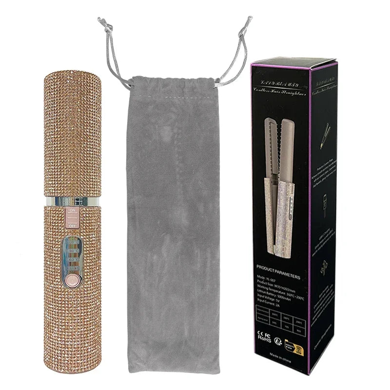 Bedazzled Wireless Hair Straightener